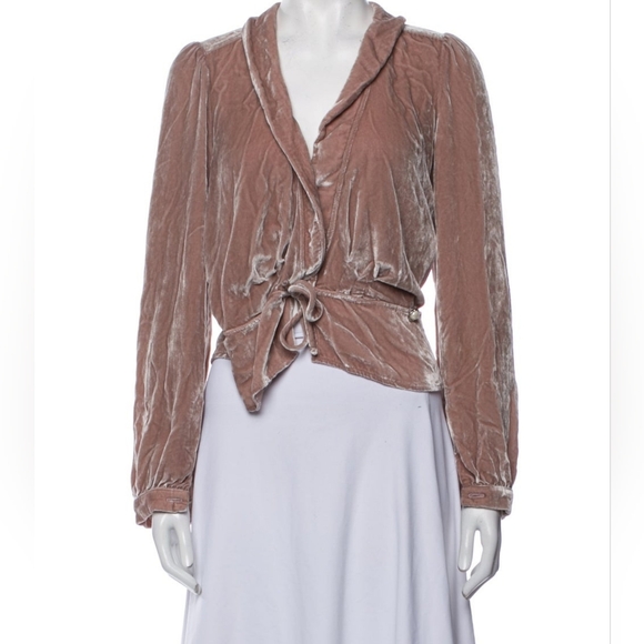 Reformation Festive Velvet Jacket - Picture 4 of 7